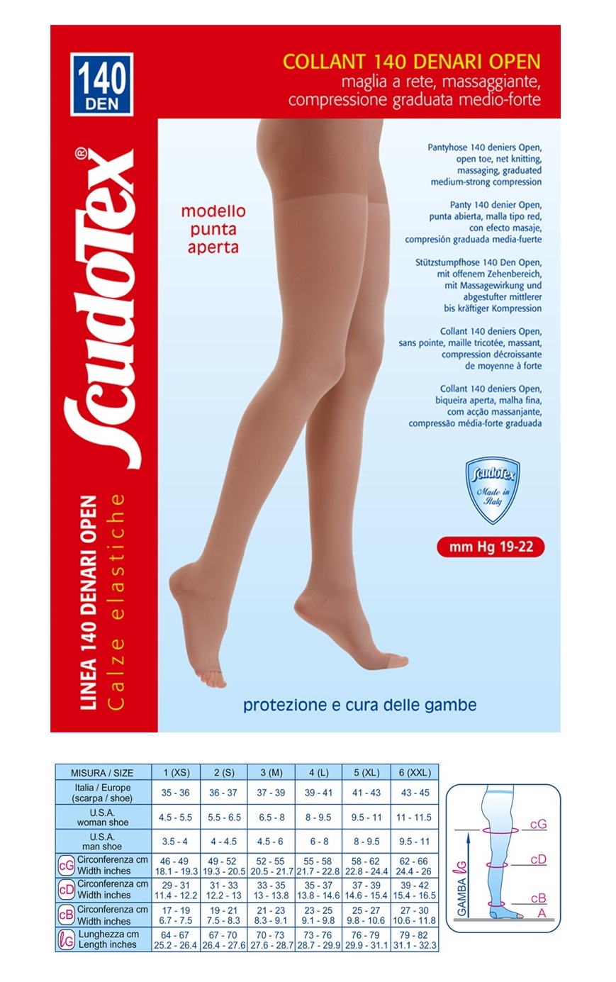 

Collant 140 Open ScudoTex Skin Taglia 4